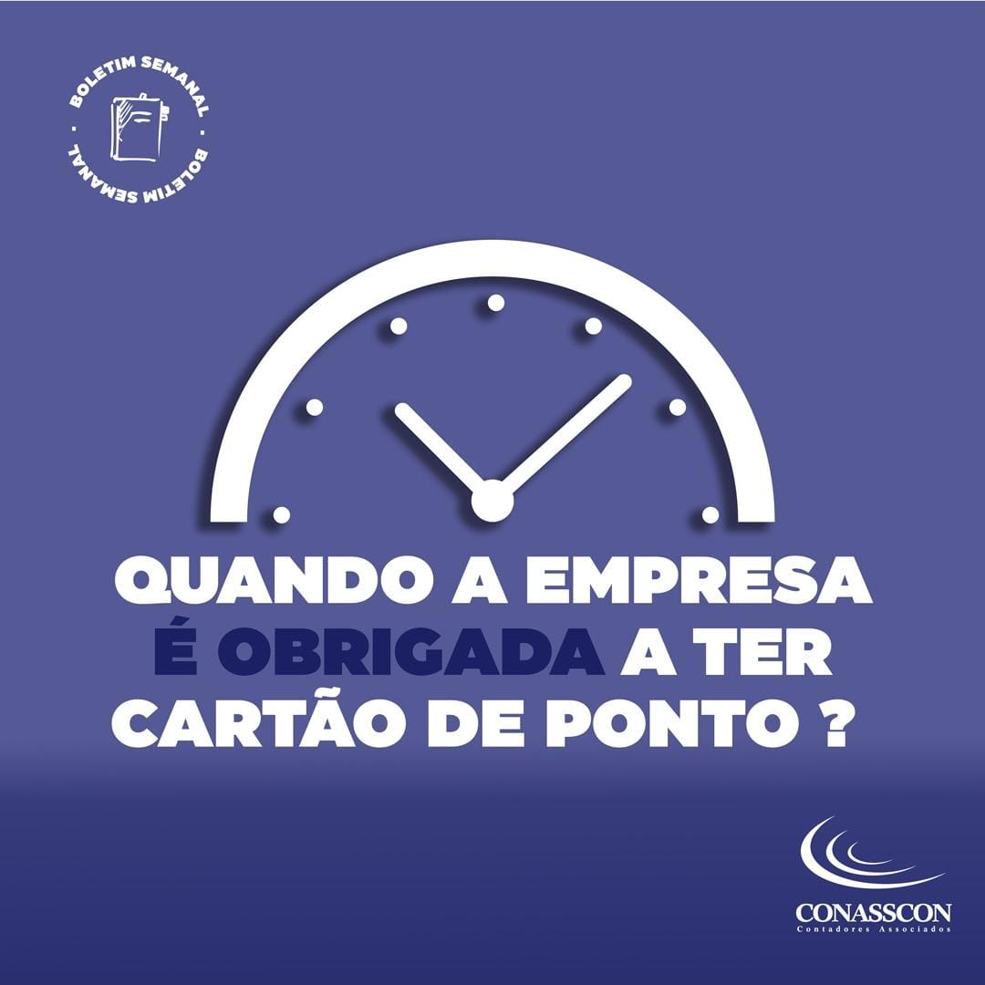 Read more about the article Quando a empresa é obrigada a ter cartão de ponto